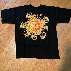 Versace Black Top with Gold Logo